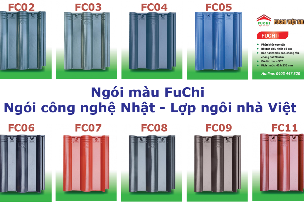 Lợp Ngói màu FuChi