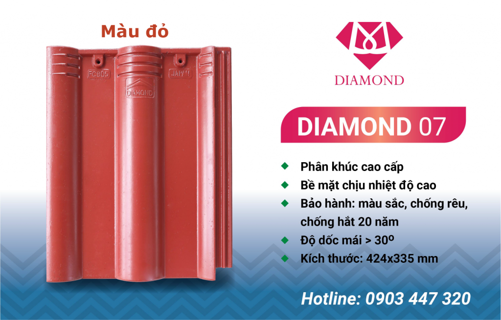 NGÓI MÀU ĐỎ DM07